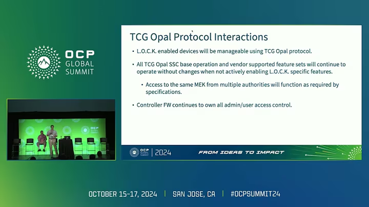 Storage Security Caliptra and LOCK